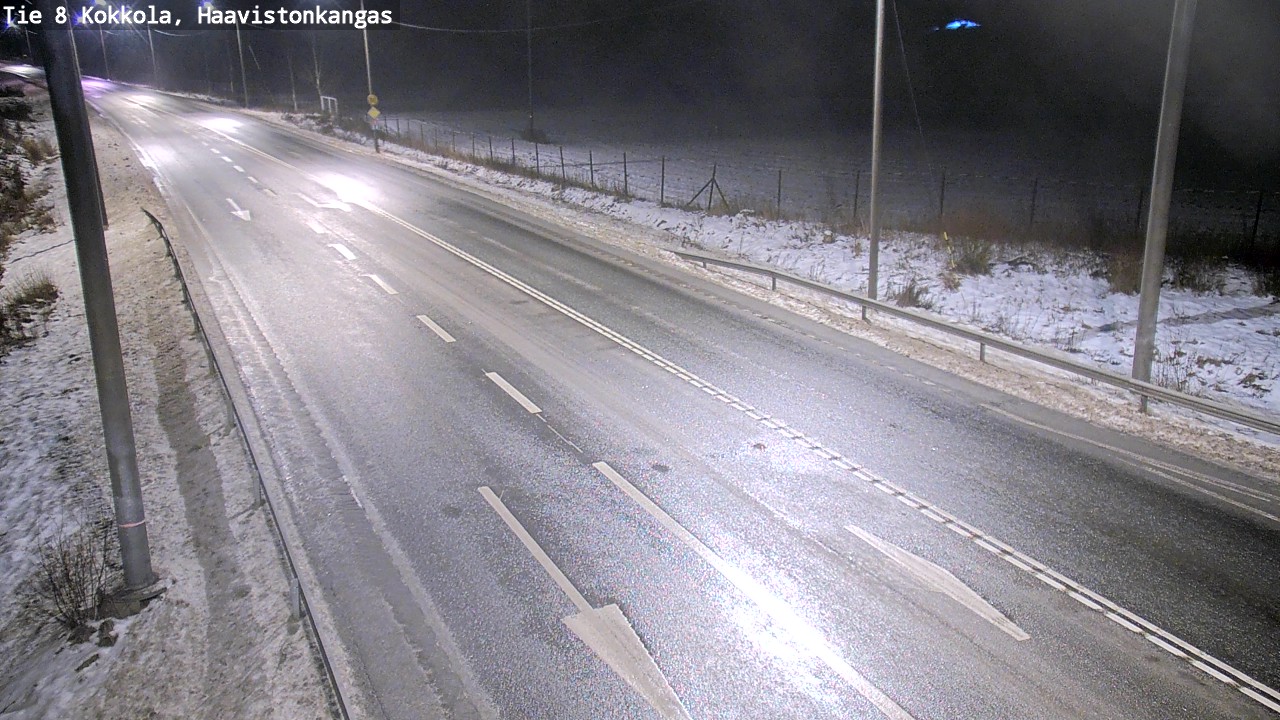 Weather Camera Image Väg 8 Karleby, Haavistonkangas, Kokkola, Keski-Pohjanmaa