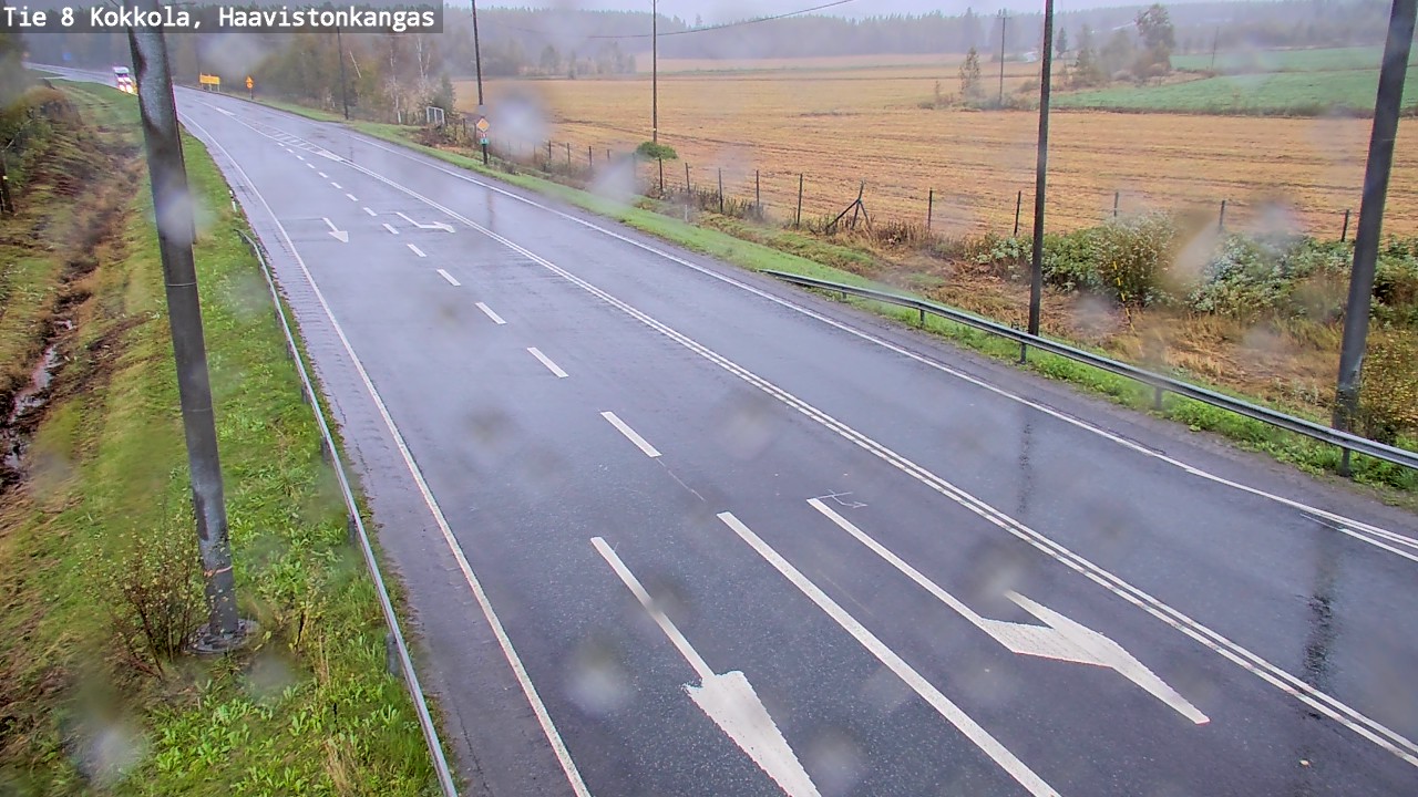 Weather Camera Image Road 8 Kokkola, Haavistonkangas, Kokkola, Keski-Pohjanmaa