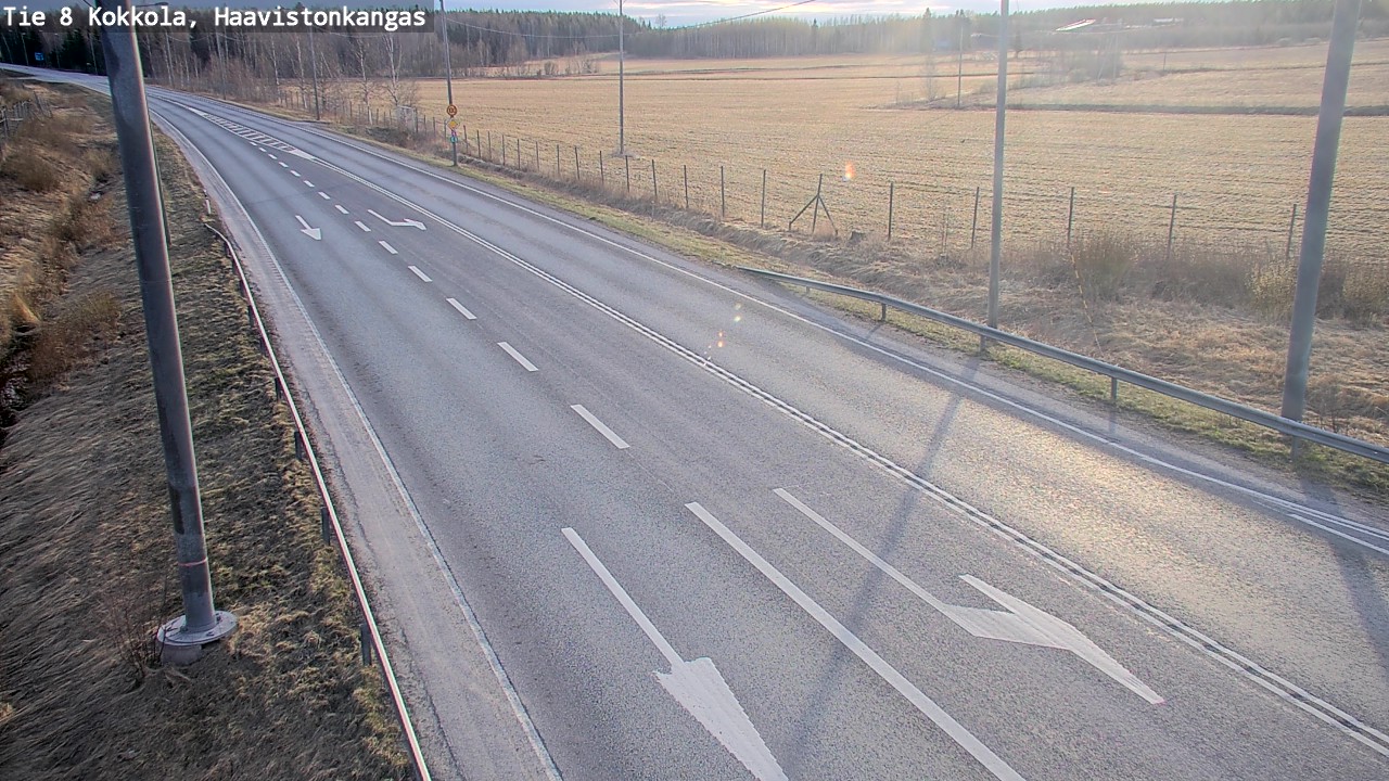 Weather Camera Image Road 8 Kokkola, Haavistonkangas, Kokkola, Keski-Pohjanmaa