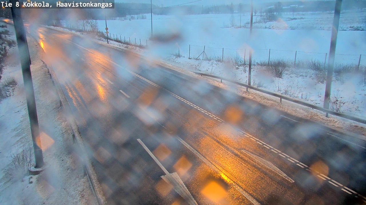 Weather Camera Image Väg 8 Karleby, Haavistonkangas, Kokkola, Keski-Pohjanmaa