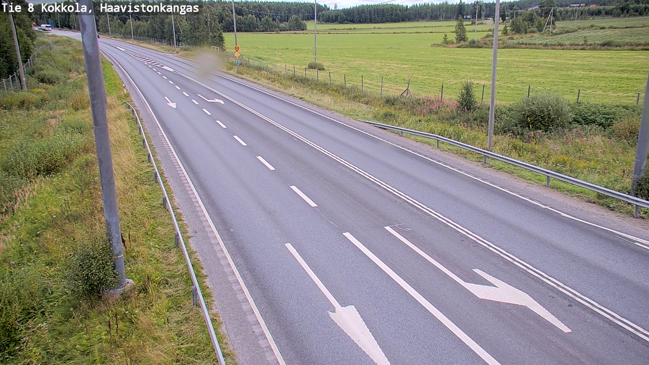Weather Camera Image Road 8 Kokkola, Haavistonkangas, Kokkola, Keski-Pohjanmaa