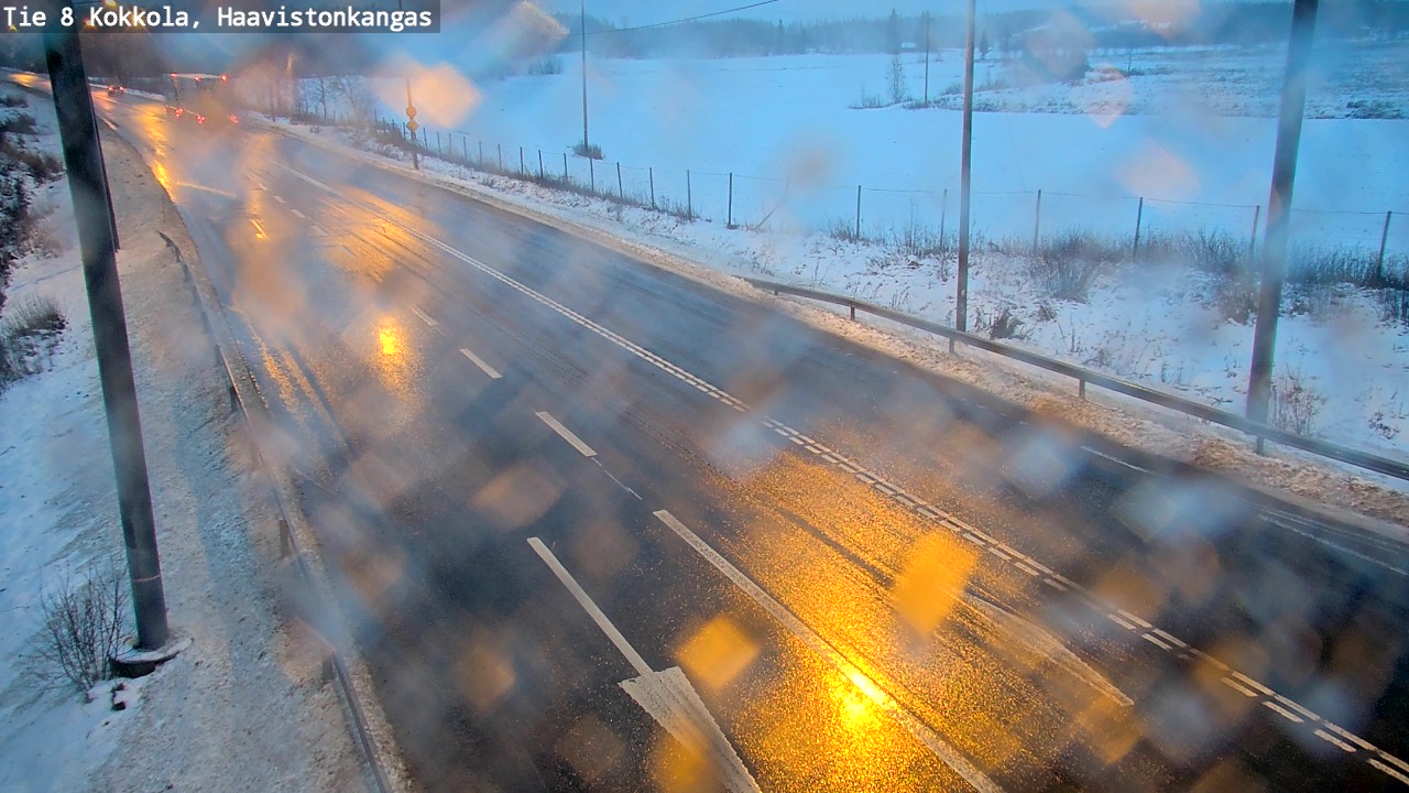 Weather Camera Image Väg 8 Karleby, Haavistonkangas, Kokkola, Keski-Pohjanmaa