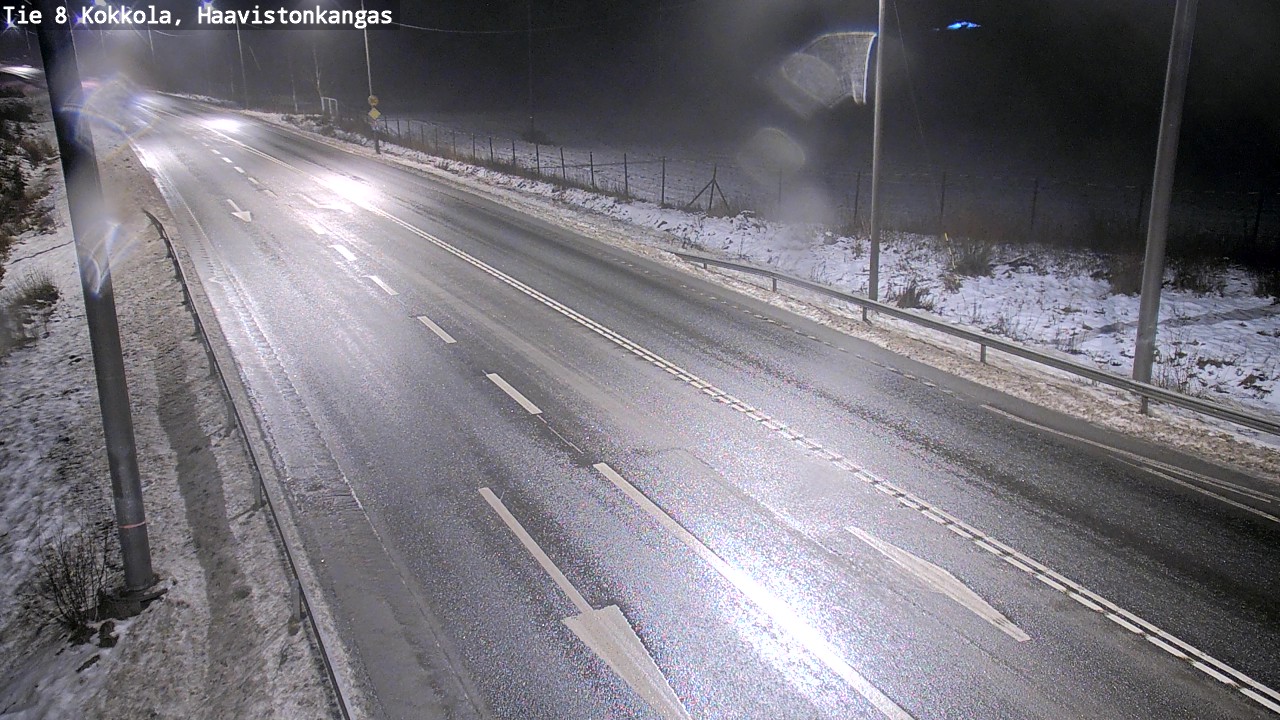 Weather Camera Image Väg 8 Karleby, Haavistonkangas, Kokkola, Keski-Pohjanmaa