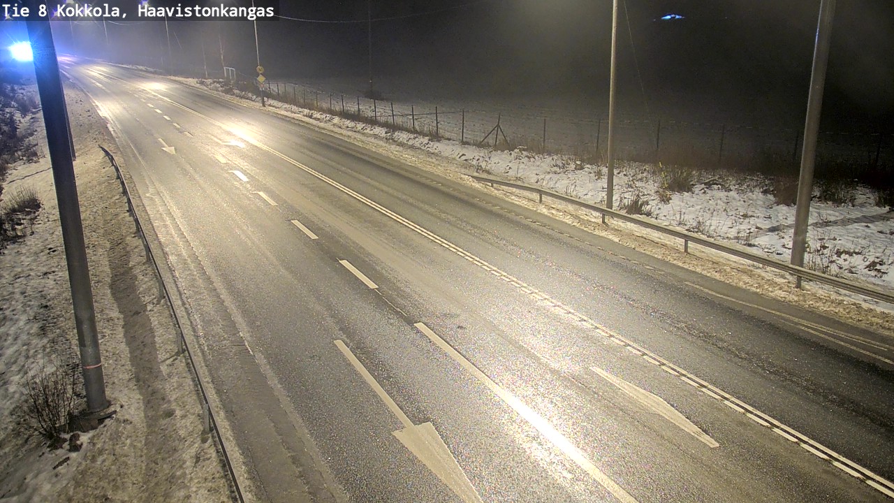 Weather Camera Image Väg 8 Karleby, Haavistonkangas, Kokkola, Keski-Pohjanmaa