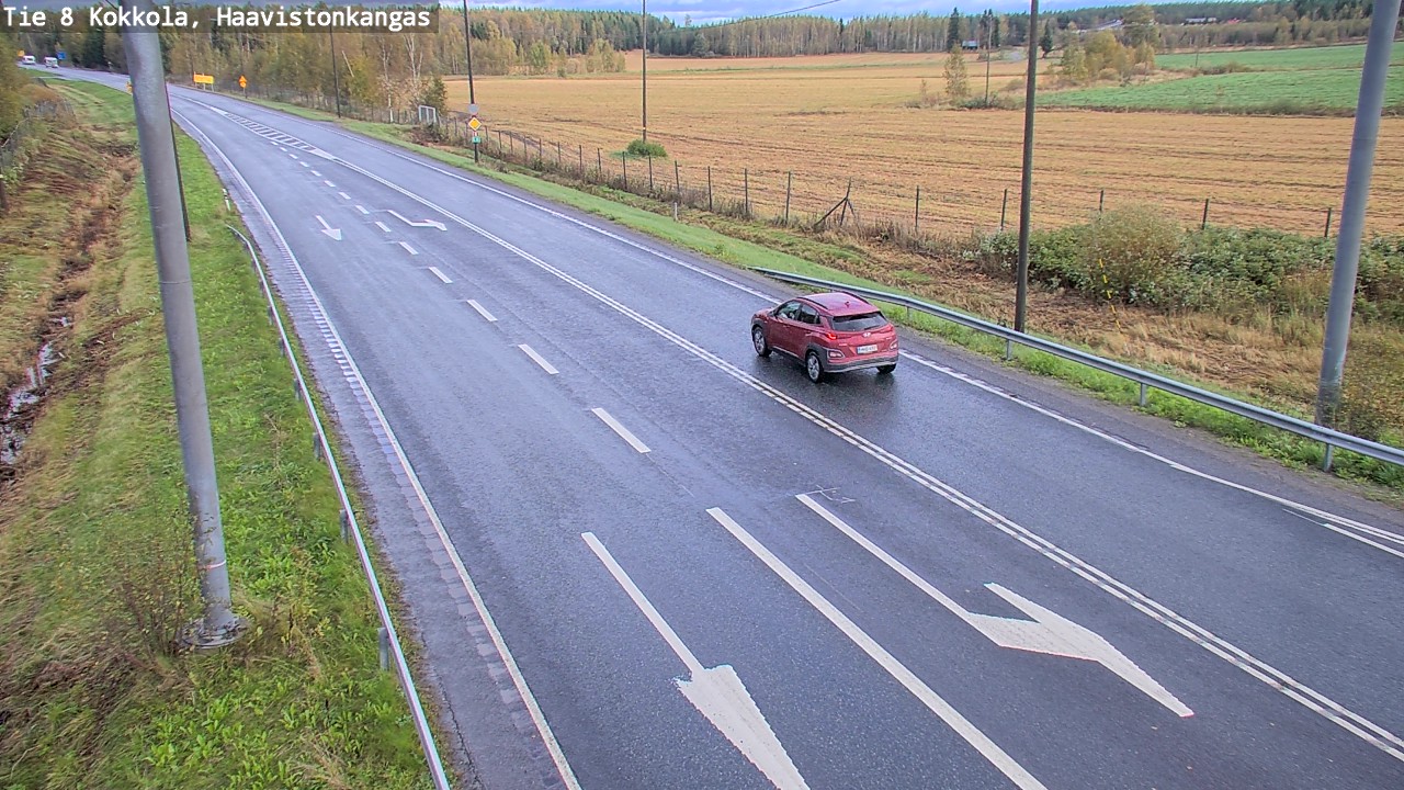 Weather Camera Image Road 8 Kokkola, Haavistonkangas, Kokkola, Keski-Pohjanmaa