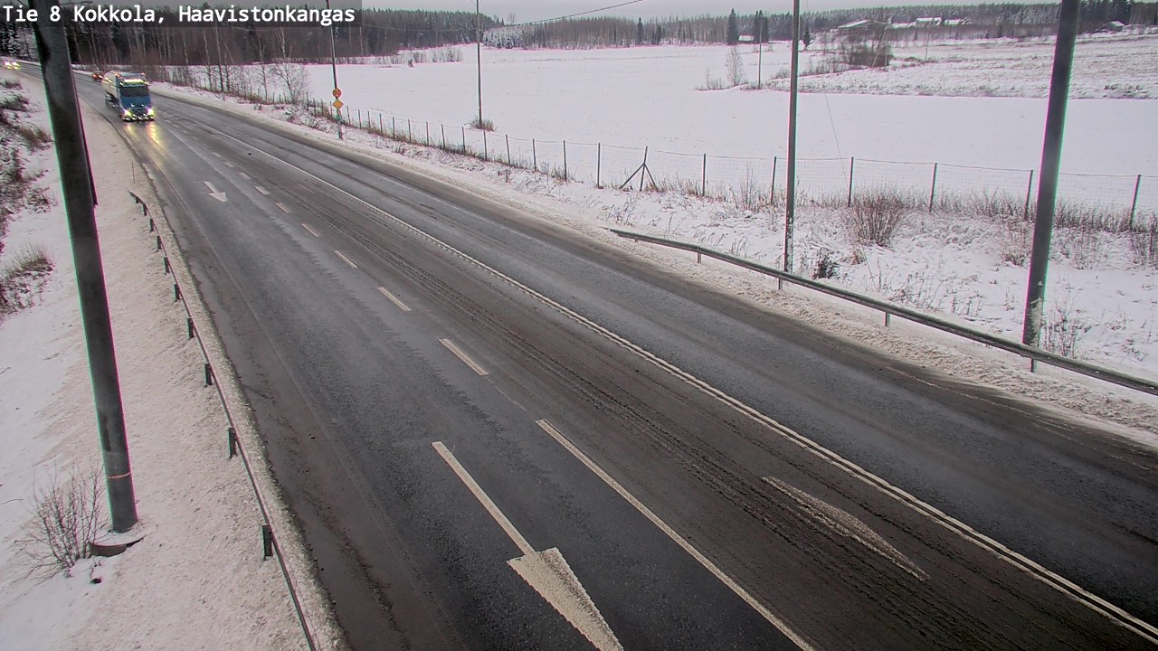 Weather Camera Image Väg 8 Karleby, Haavistonkangas, Kokkola, Keski-Pohjanmaa
