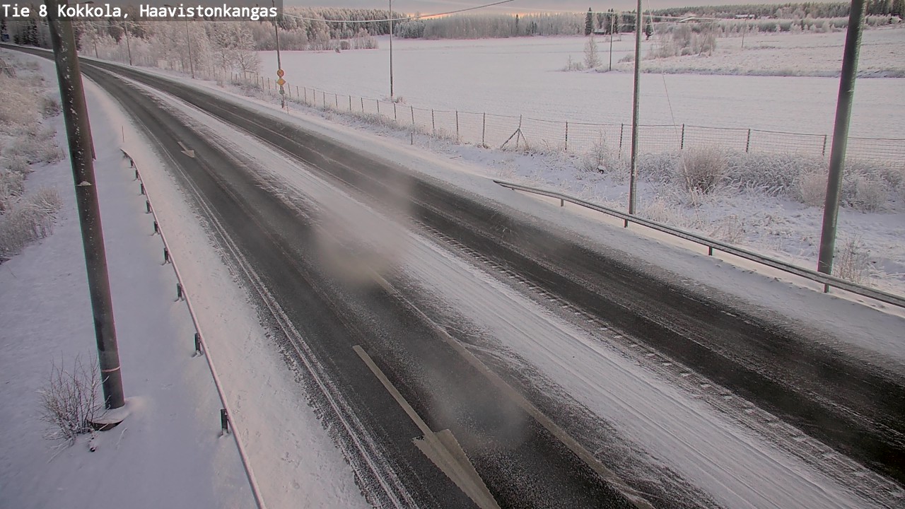 Weather Camera Image Väg 8 Karleby, Haavistonkangas, Kokkola, Keski-Pohjanmaa