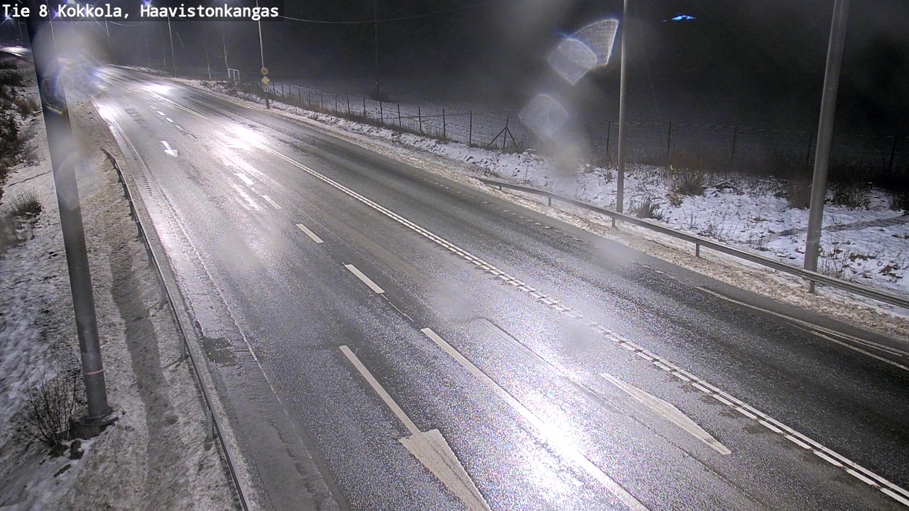 Weather Camera Image Väg 8 Karleby, Haavistonkangas, Kokkola, Keski-Pohjanmaa