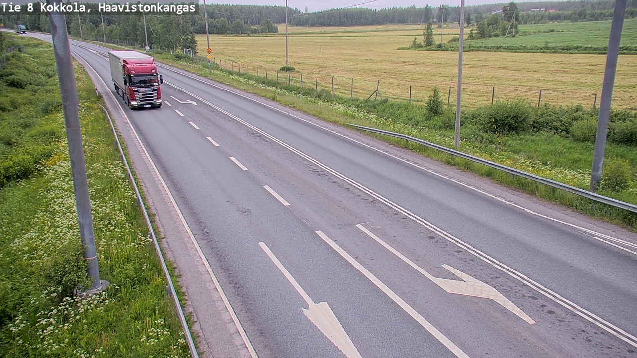 Kelikamerat Kuva Tie 8 Kokkola, Haavistonkangas, Kokkola, Keski-Pohjanmaa