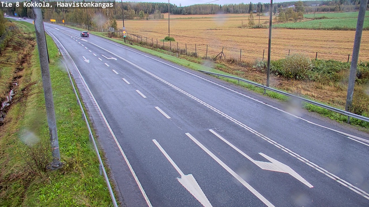 Weather Camera Image Väg 8 Karleby, Haavistonkangas, Kokkola, Keski-Pohjanmaa