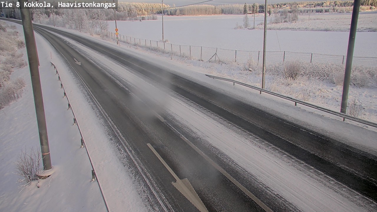 Weather Camera Image Road 8 Kokkola, Haavistonkangas, Kokkola, Keski-Pohjanmaa