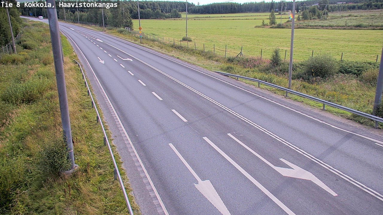 Weather Camera Image Road 8 Kokkola, Haavistonkangas, Kokkola, Keski-Pohjanmaa