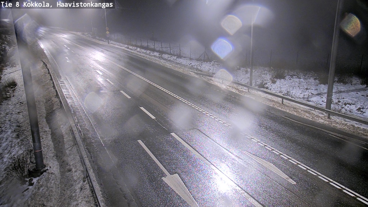 Weather Camera Image Väg 8 Karleby, Haavistonkangas, Kokkola, Keski-Pohjanmaa