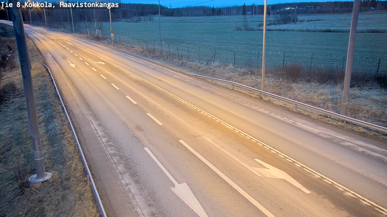 Weather Camera Image Road 8 Kokkola, Haavistonkangas, Kokkola, Keski-Pohjanmaa