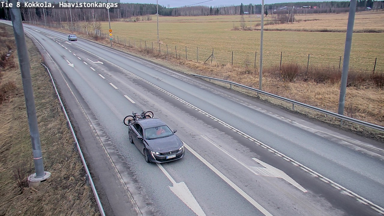 Weather Camera Image Väg 8 Karleby, Haavistonkangas, Kokkola, Keski-Pohjanmaa