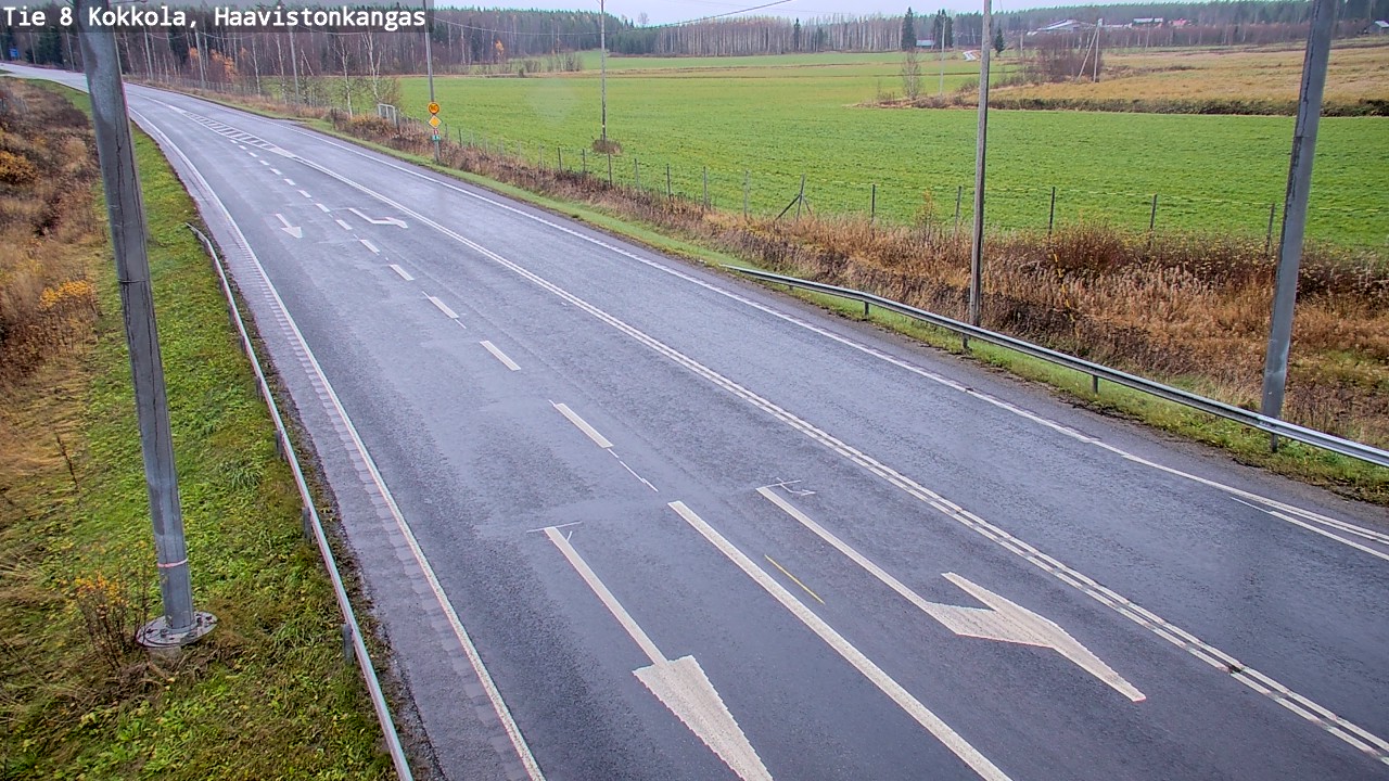 Weather Camera Image Road 8 Kokkola, Haavistonkangas, Kokkola, Keski-Pohjanmaa