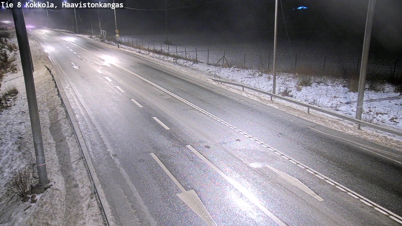 Weather Camera Image Väg 8 Karleby, Haavistonkangas, Kokkola, Keski-Pohjanmaa