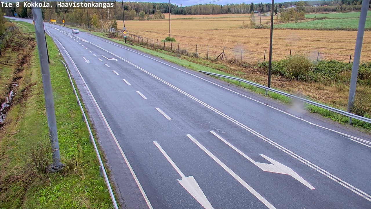 Weather Camera Image Road 8 Kokkola, Haavistonkangas, Kokkola, Keski-Pohjanmaa