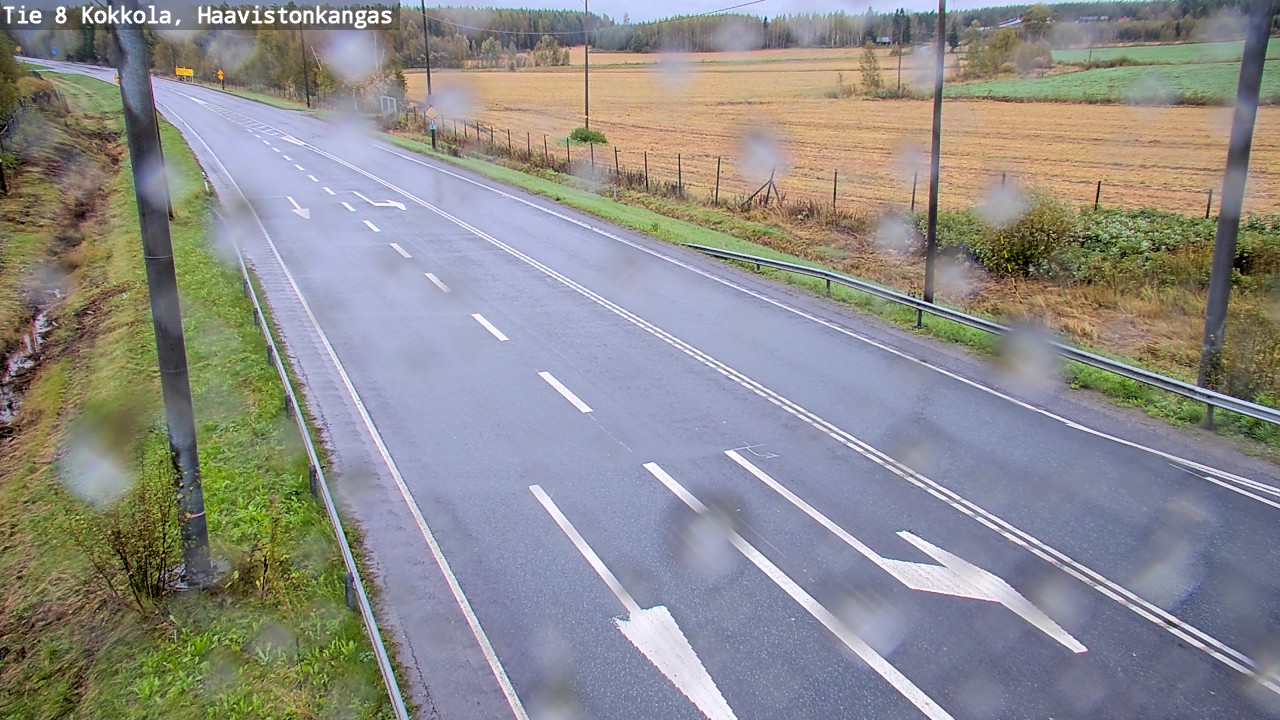 Weather Camera Image Väg 8 Karleby, Haavistonkangas, Kokkola, Keski-Pohjanmaa