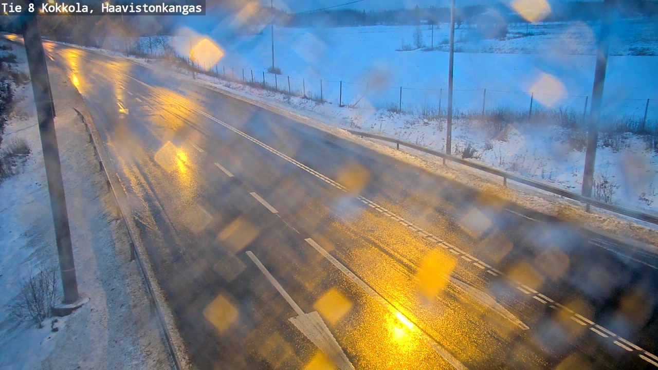 Weather Camera Image Väg 8 Karleby, Haavistonkangas, Kokkola, Keski-Pohjanmaa