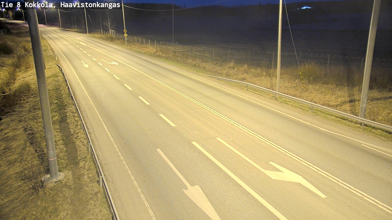 Weather Camera Image Väg 8 Karleby, Haavistonkangas, Kokkola, Keski-Pohjanmaa