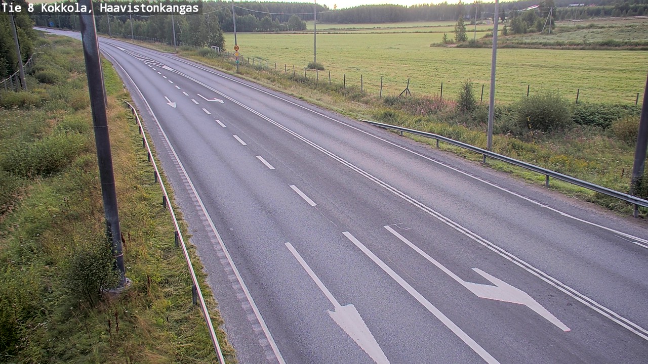 Weather Camera Image Road 8 Kokkola, Haavistonkangas, Kokkola, Keski-Pohjanmaa