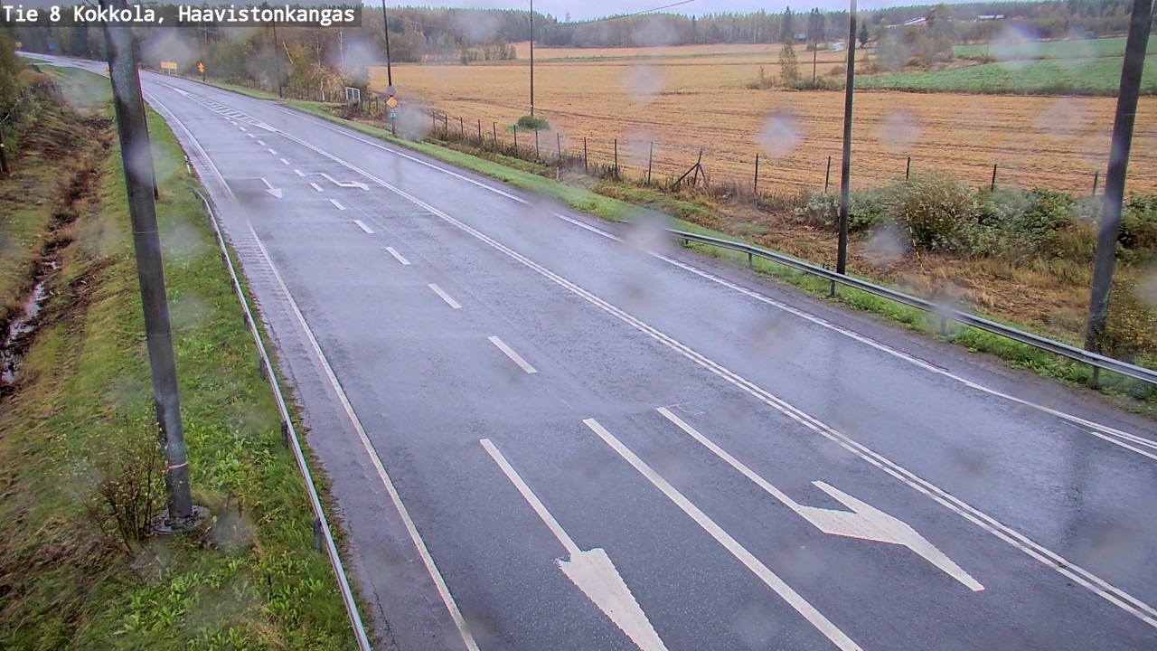 Weather Camera Image Road 8 Kokkola, Haavistonkangas, Kokkola, Keski-Pohjanmaa