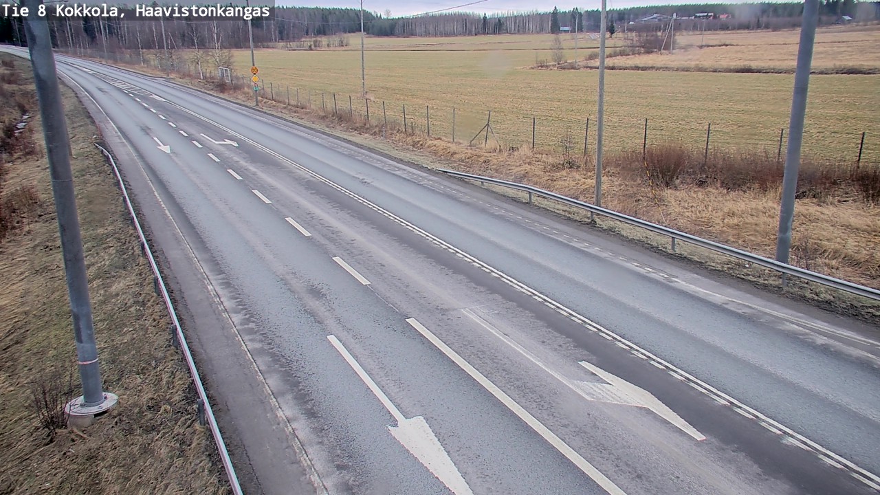 Weather Camera Image Road 8 Kokkola, Haavistonkangas, Kokkola, Keski-Pohjanmaa