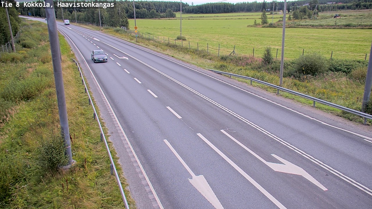 Weather Camera Image Road 8 Kokkola, Haavistonkangas, Kokkola, Keski-Pohjanmaa