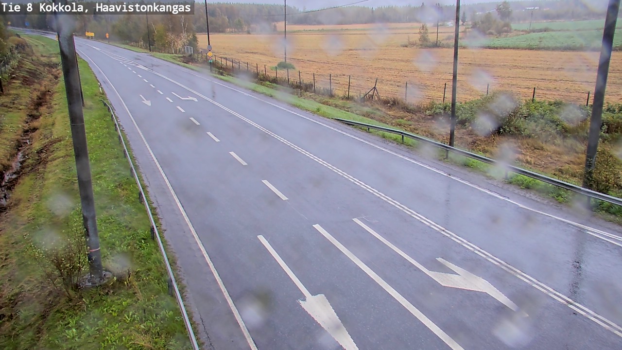 Weather Camera Image Road 8 Kokkola, Haavistonkangas, Kokkola, Keski-Pohjanmaa