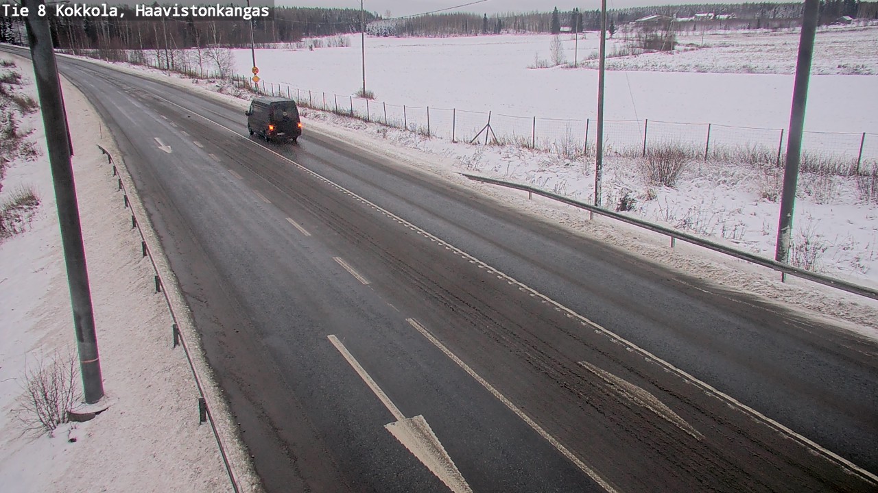 Weather Camera Image Väg 8 Karleby, Haavistonkangas, Kokkola, Keski-Pohjanmaa