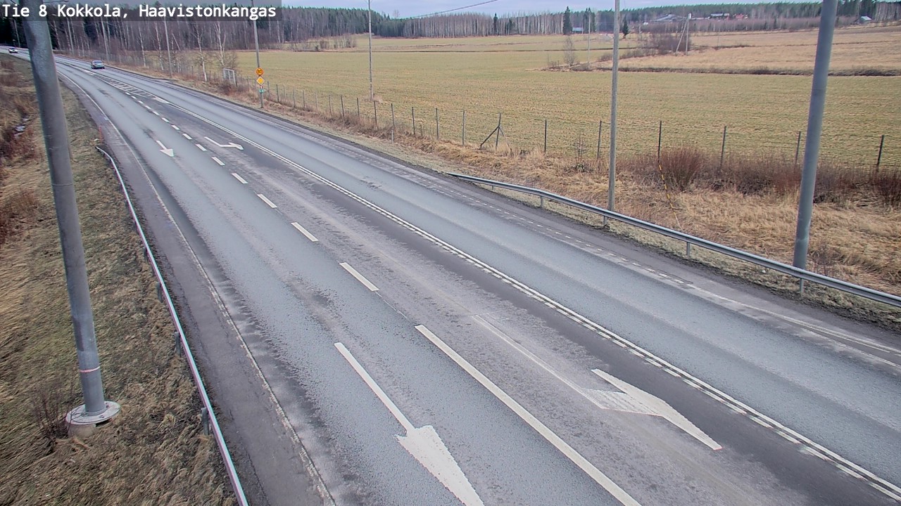 Weather Camera Image Väg 8 Karleby, Haavistonkangas, Kokkola, Keski-Pohjanmaa