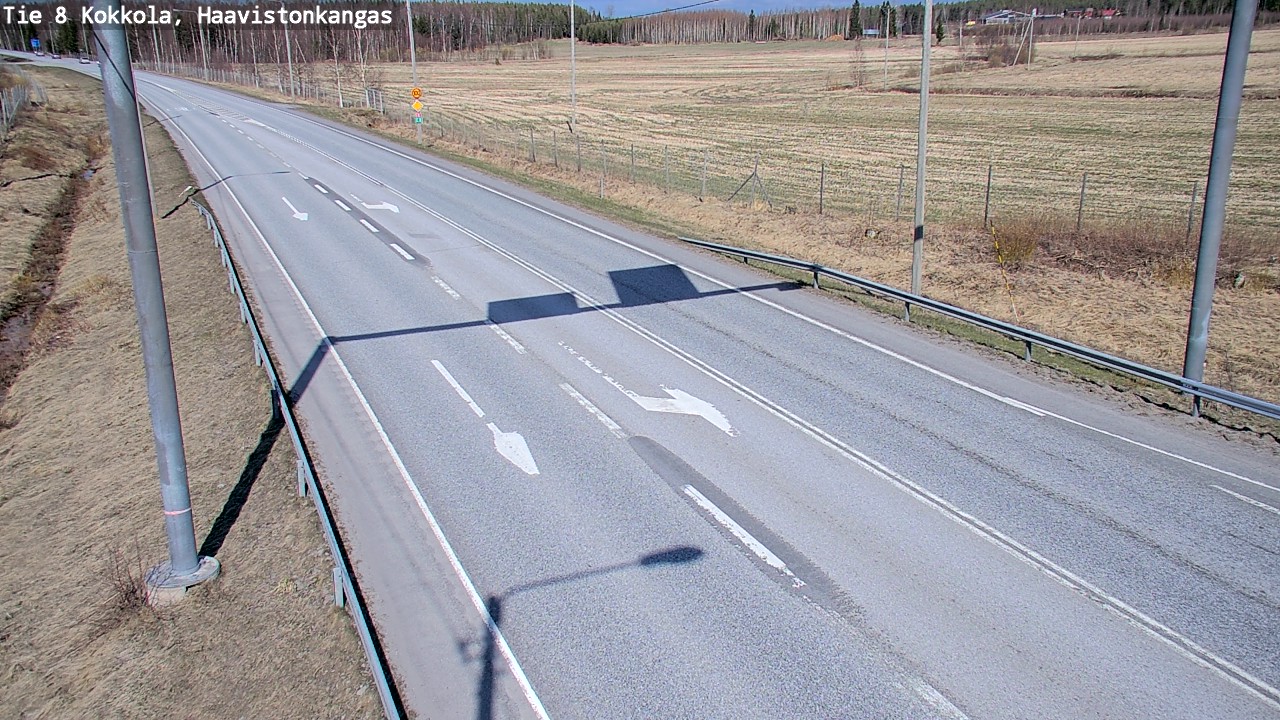 Weather Camera Image Road 8 Kokkola, Haavistonkangas, Kokkola, Keski-Pohjanmaa