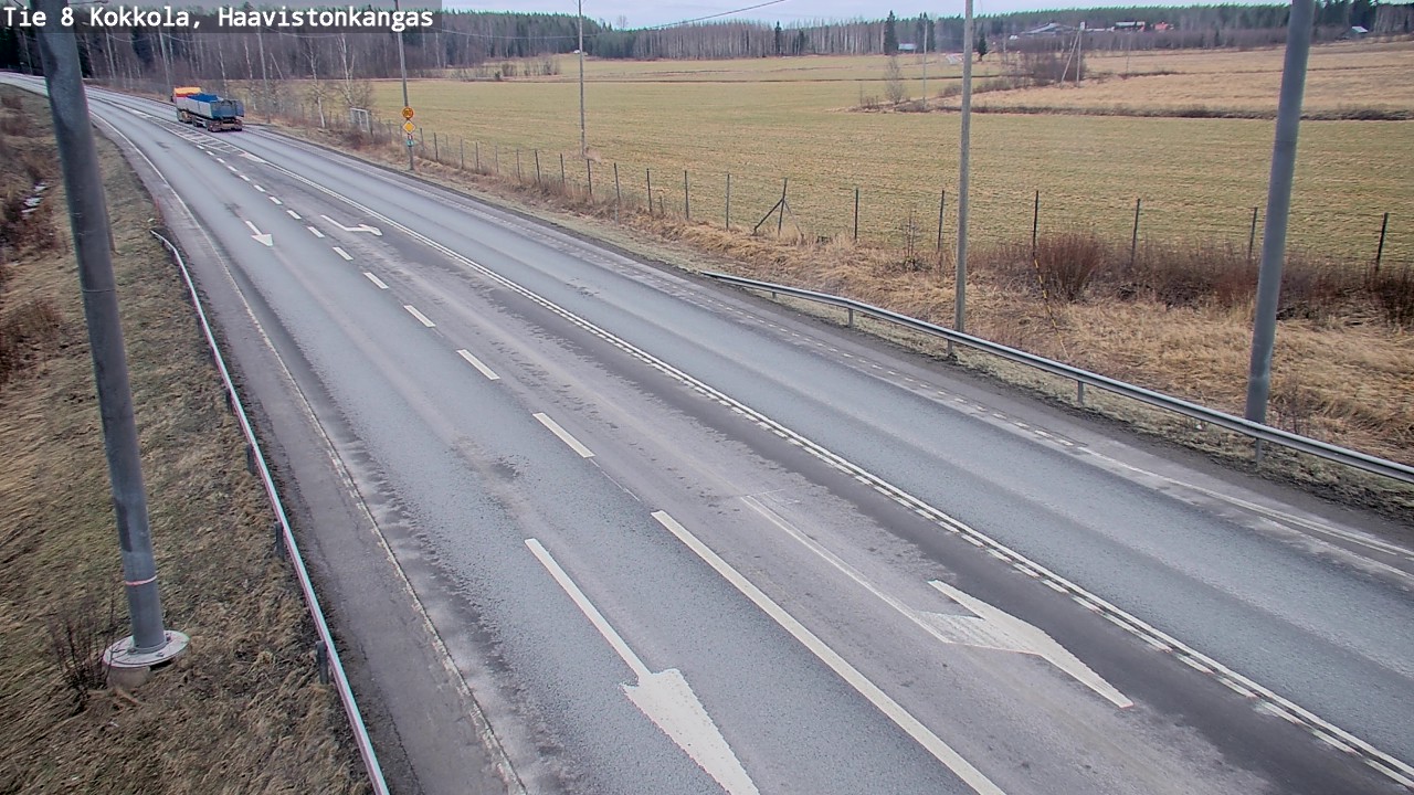 Weather Camera Image Väg 8 Karleby, Haavistonkangas, Kokkola, Keski-Pohjanmaa