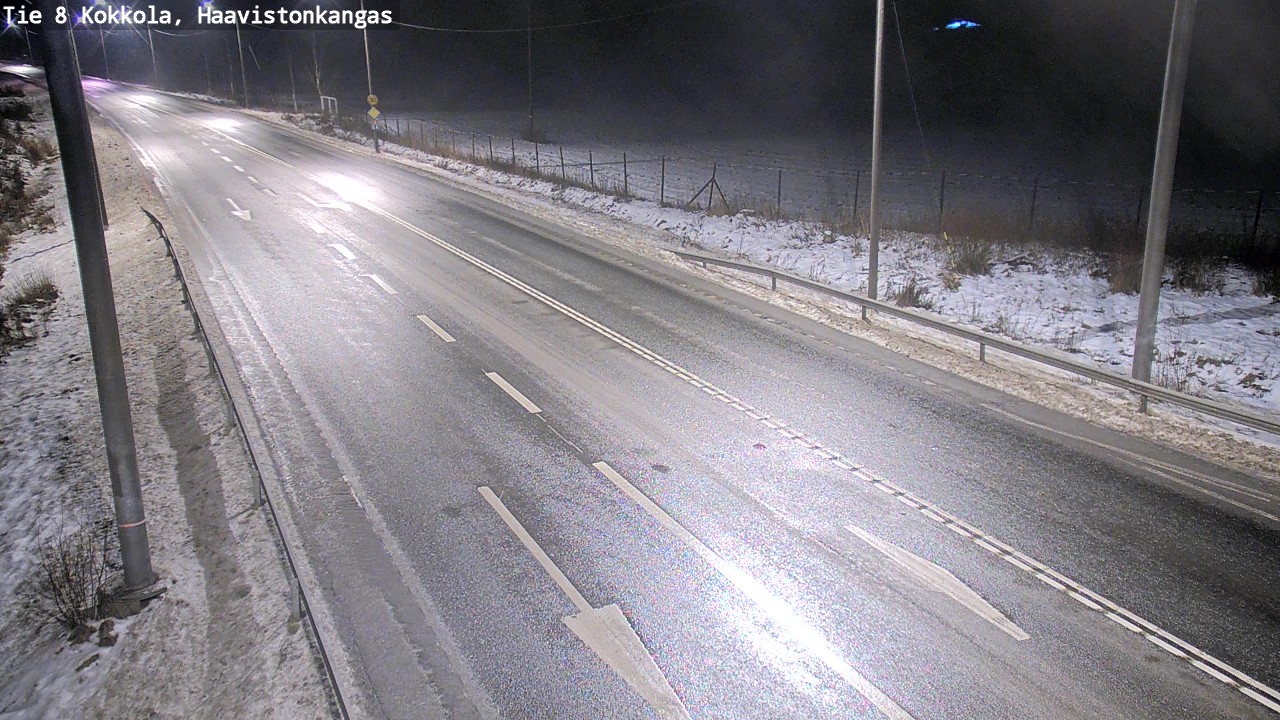 Weather Camera Image Väg 8 Karleby, Haavistonkangas, Kokkola, Keski-Pohjanmaa