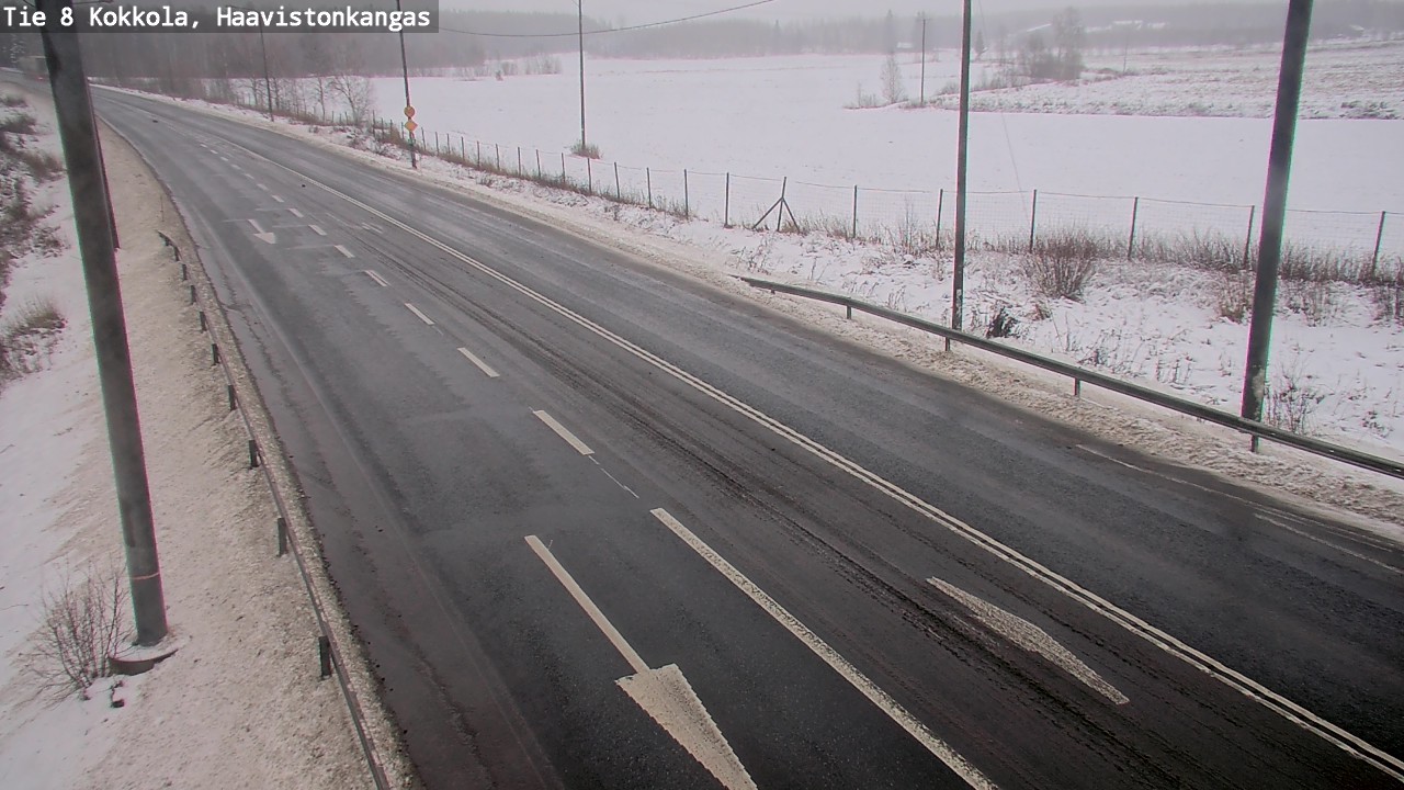 Weather Camera Image Väg 8 Karleby, Haavistonkangas, Kokkola, Keski-Pohjanmaa