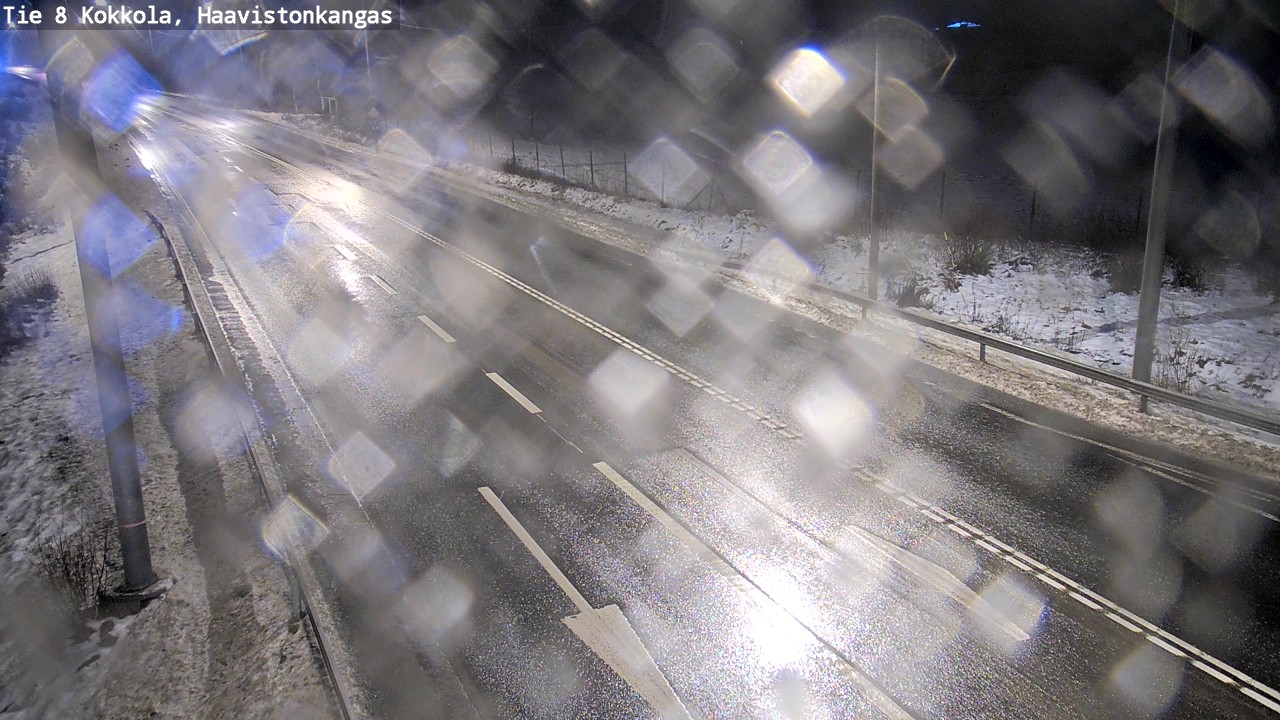 Weather Camera Image Väg 8 Karleby, Haavistonkangas, Kokkola, Keski-Pohjanmaa