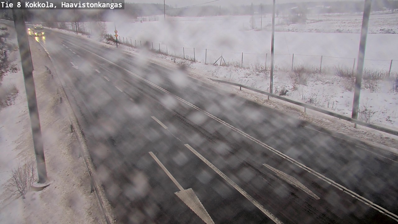Weather Camera Image Väg 8 Karleby, Haavistonkangas, Kokkola, Keski-Pohjanmaa