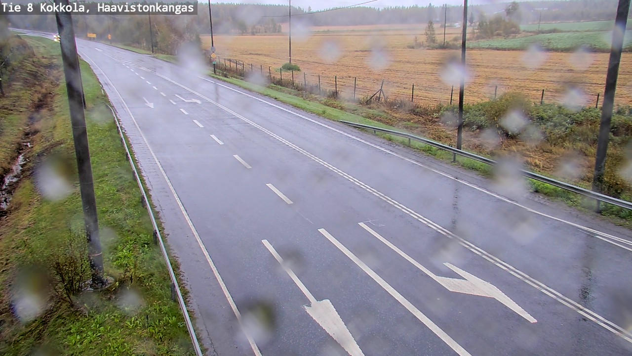 Weather Camera Image Road 8 Kokkola, Haavistonkangas, Kokkola, Keski-Pohjanmaa