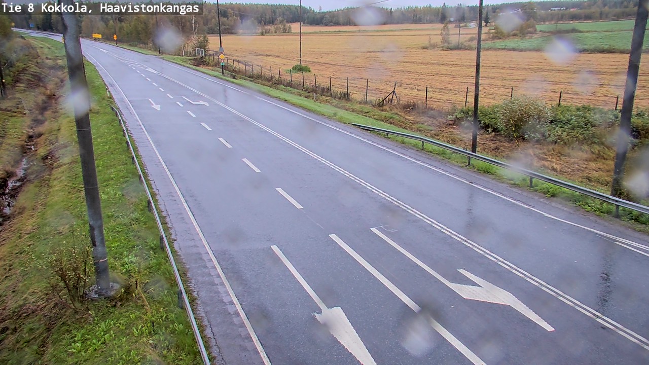 Weather Camera Image Road 8 Kokkola, Haavistonkangas, Kokkola, Keski-Pohjanmaa