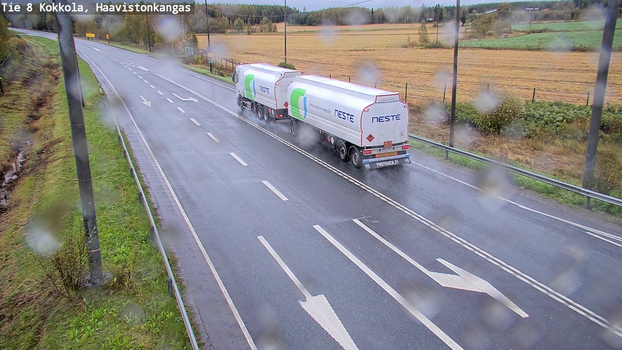 Weather Camera Image Väg 8 Karleby, Haavistonkangas, Kokkola, Keski-Pohjanmaa