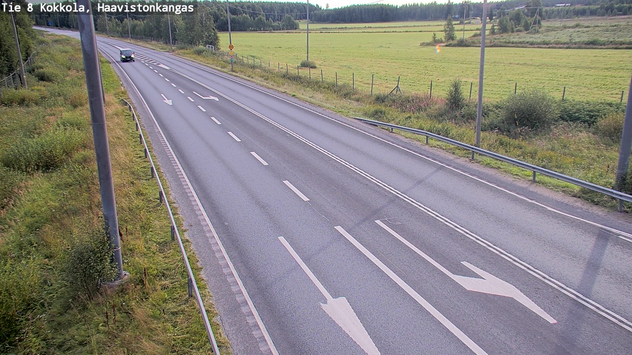 Weather Camera Image Road 8 Kokkola, Haavistonkangas, Kokkola, Keski-Pohjanmaa