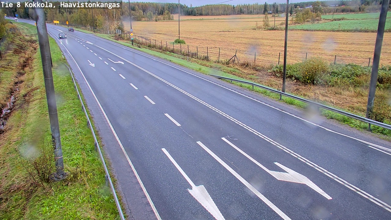 Weather Camera Image Road 8 Kokkola, Haavistonkangas, Kokkola, Keski-Pohjanmaa