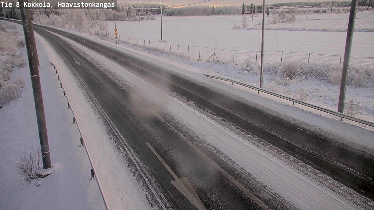 Weather Camera Image Väg 8 Karleby, Haavistonkangas, Kokkola, Keski-Pohjanmaa