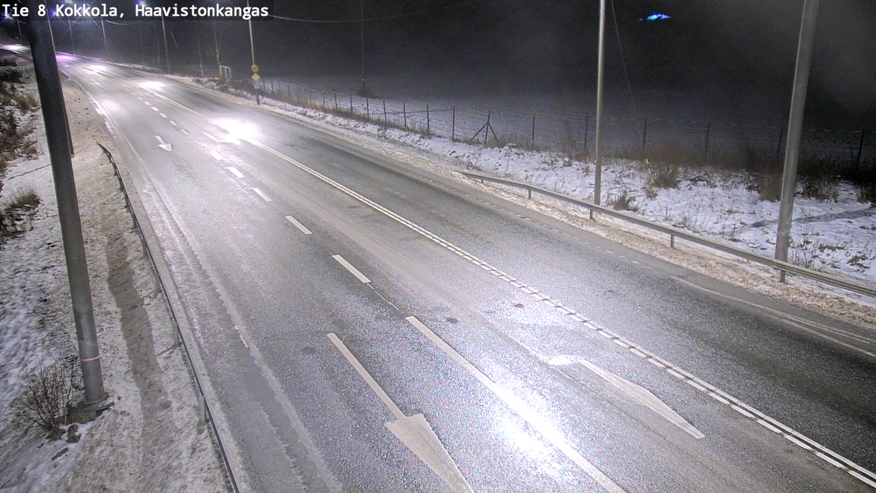 Weather Camera Image Väg 8 Karleby, Haavistonkangas, Kokkola, Keski-Pohjanmaa