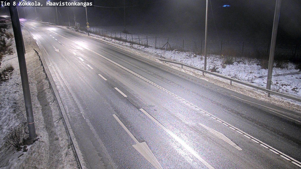 Weather Camera Image Väg 8 Karleby, Haavistonkangas, Kokkola, Keski-Pohjanmaa