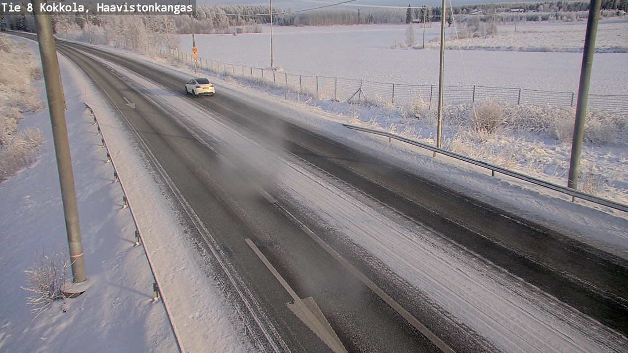 Weather Camera Image Road 8 Kokkola, Haavistonkangas, Kokkola, Keski-Pohjanmaa