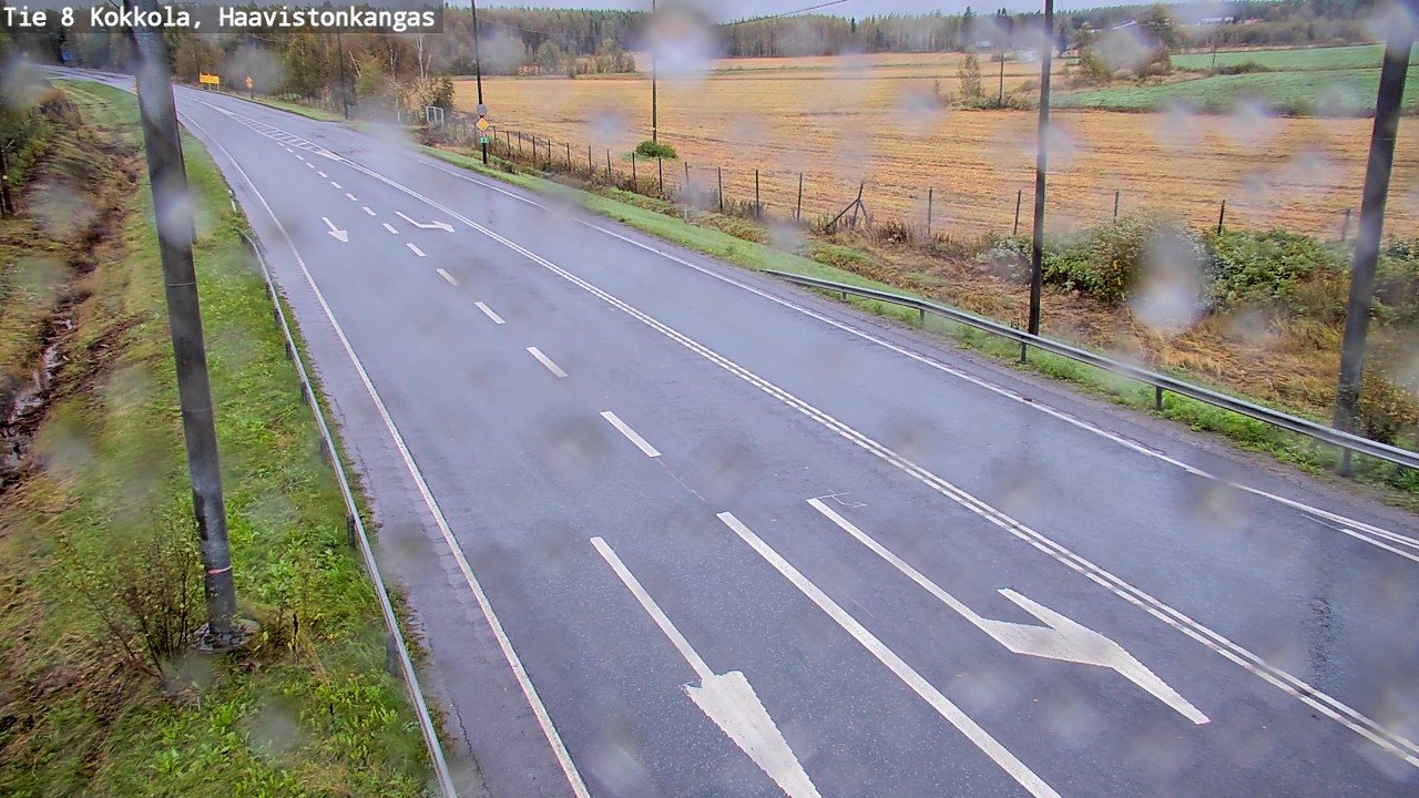 Weather Camera Image Road 8 Kokkola, Haavistonkangas, Kokkola, Keski-Pohjanmaa