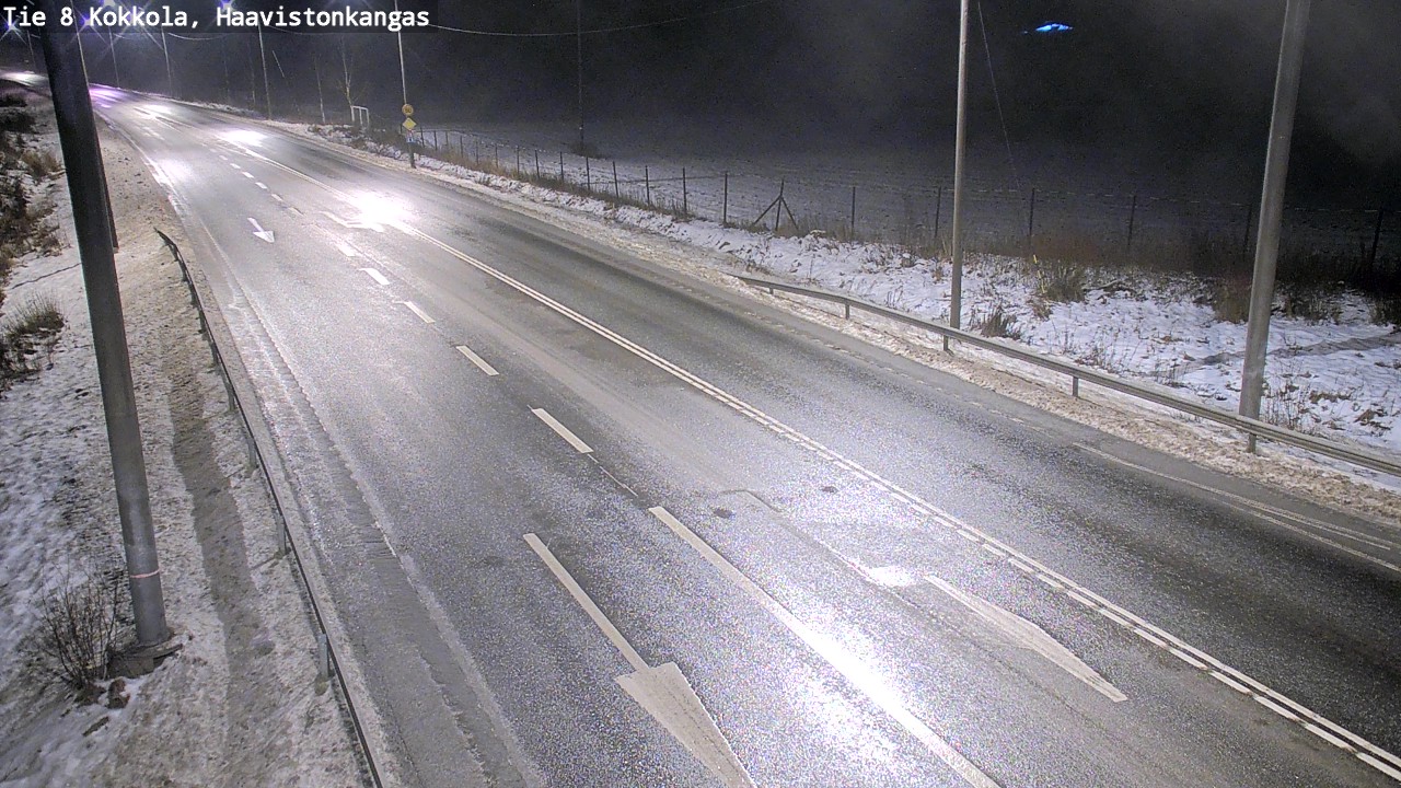 Weather Camera Image Väg 8 Karleby, Haavistonkangas, Kokkola, Keski-Pohjanmaa