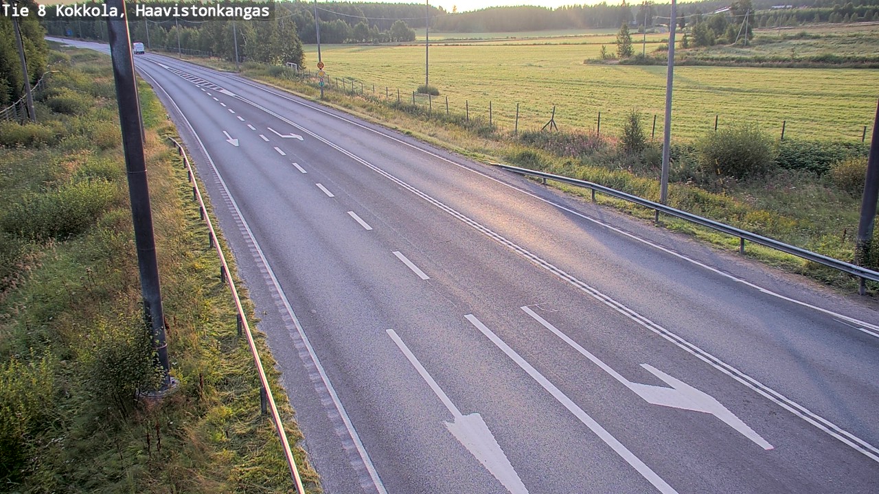 Weather Camera Image Road 8 Kokkola, Haavistonkangas, Kokkola, Keski-Pohjanmaa